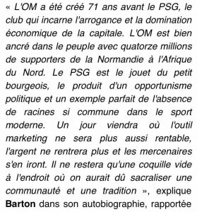Les déclarations chocs de Joey Barton au sujet du PSG