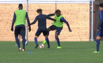 Allan Saint-Maximin humilie son coéquipier Amine Harit à l’entrainement avec les Bleus U20