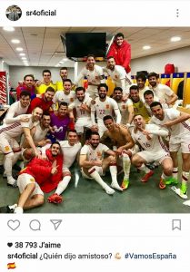 Sur Instagram, Sergio Ramos est un brin chambreur après la victoire face aux Bleus