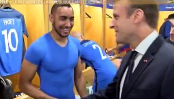 Quand Dimitri Payet lâche une grosse punchline en rencontrant Emmanuel Macron !