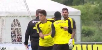 Ousmane Dembélé fait une Neymar et s'embrouille avec un coéquipier à l'entrainement !