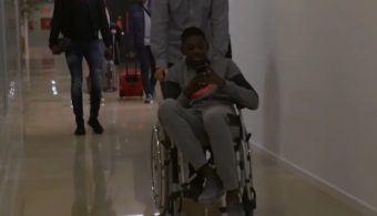 Quand Dembélé découvre le message de soutien de ses partenaires avant le match face à Eibar !