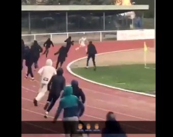 Quand des jeunes de Saint-Denis coursent et agressent des joueurs d'Amiens !