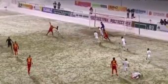 Le but le moins fair-play du week-end a été marqué en Russie !