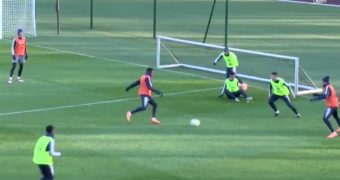 Quand Mbappé et Dembélé mettent le feu à l'entrainement des Bleus !
