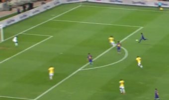 Le but génial de Dembélé pendant un match amical du Barça en Afrique du Sud !