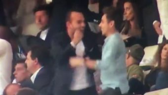 Quand Mohamed Bouhafsi saute de joie sur la fausse égalisation de Nice (Vidéo)
