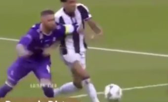 La clé de bras ? Ramos avait déjà fait le coup en finale de LDC 2017 sur Dani Alves !