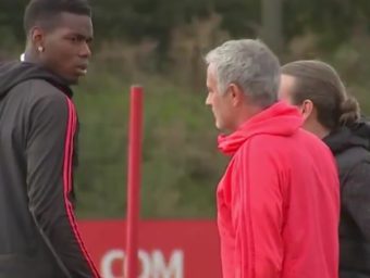 Ça a chauffé ce matin entre Pogba et Mourinho à l'entrainement !
