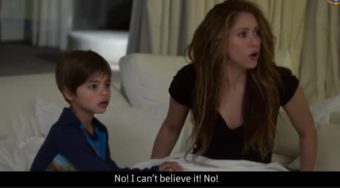 La réaction choquée de Shakira pendant Liverpool - Barça !