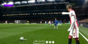 Le COUP FRANC DIRECT de folie de Ziyech face à Chelsea