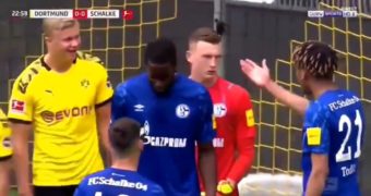VIDÉO: Todibo lâche un gros 'Bai** ta grand mère' à Haaland !
