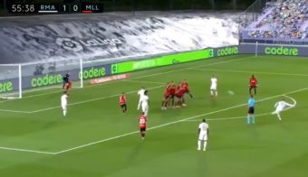 VIDÉO: Le coup franc magique de Sergio Ramos face à Majorque !